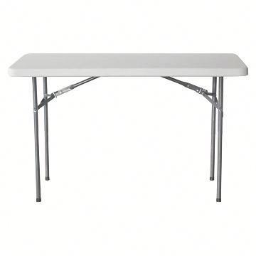 China DINING TABLE 4ft folding table, high quality blow molding plastic table for sale