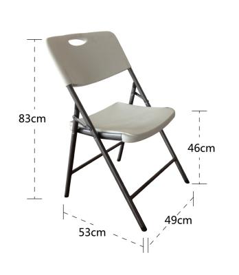 China New modern portable plastic folding chair for events, camping for sale