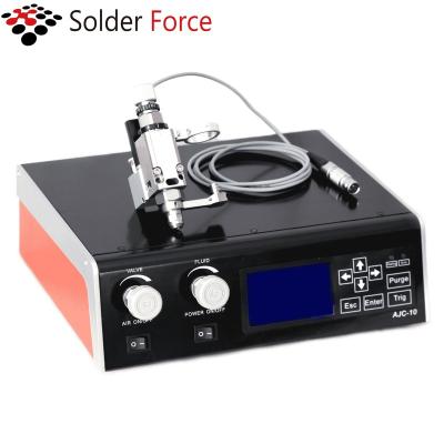 China Paste Jet Dispenser Jet Spray Solder Dispenser PCB Jet Dispenser Valve SPJ1000 for PCBA/SMT/PV for sale