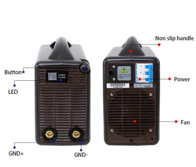 China Wire Feeder 20V Inverter MIG Magnetic 120 Welding Machine Gasless Welder Mini Soldar No Gas For Household Convenience Use 127V Available for sale