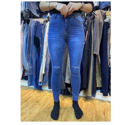 China GZY Sale Breathable Durable Ladies Stretch Tight Running Tight Clearance Hex Pants New Pattern Jeans Pants Clearance for sale