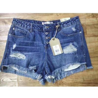 China GZY Breathable Wholesale Ladies Running Jeans Shorts Overstock Denim Short Clothes Sexy Short Jean For Women for sale