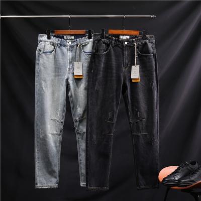 China Eco - Friendly Wholesale GZY Stocklot Man Jeans Jeans Slim Para Hombre for sale