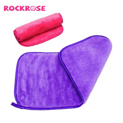 China The Rockrose child safe custonmize reusable flannel makeup remover towels for sale