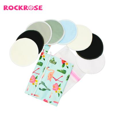 China Wholesale Rockrose Custom Underwear 3 Layers Breast Pads Organic Bamboo Nursing Size 12x12cm for sale