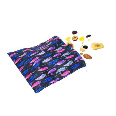 China Single Package Rockrose Waterproof Reusable Sandwich Bags Eco Friendly Snack Bags 3pcs for sale