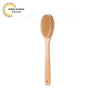 China Fashionable Appearance Exfoliating Bath Brush Wooden Bath Scrub Brush for sale