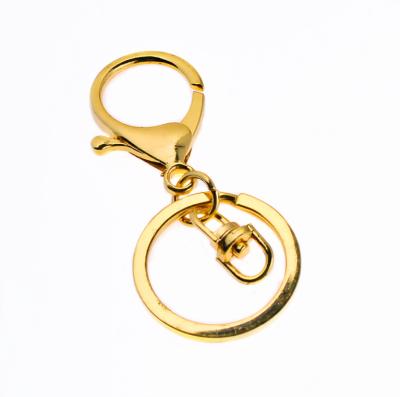 China Metal Car Wrist DIY Key Chain Accessories Lobster Pendant Clasp Clips Key Jewelry Key Ring Slot Hook Holder Key Findings for sale