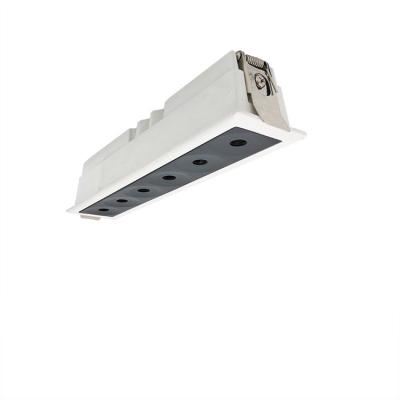 China Recess Mounted Ip20 Rating IES Or Spectrum Test Report Modern Linear Indoor Lights Recessed Ceiling for sale