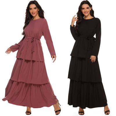 China Muslim Islamic Clothing Women Ball Long Dress Turkish Dubai Kaftan OEM Ramadan Eid Mubarak Abaya Hijab Muslim Dress Modest Muslimah Styling Seefoun for sale