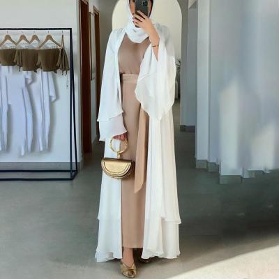 China 2022 Muslim Open Fashion Muslim Abaya Dress OEM Ramadan Dubai Abayas For Women Hijab Modest Muslimah Styling Seefoun For Women for sale