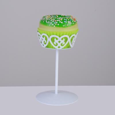 China High Quality Viable YZ1812 Mini White Color Cup Cake Stand Metal Wedding Cupcake Stand Cake Dessert Stand for sale