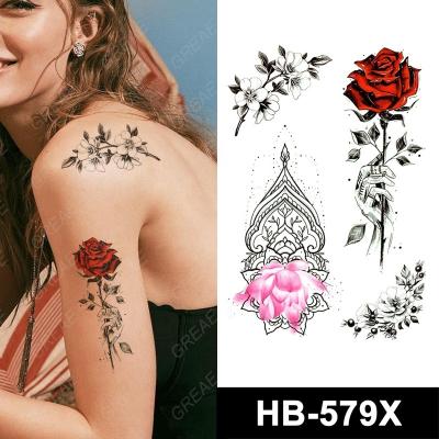 China Temporary Chinese Factory Designs Eco-friendly Adult Body Art Sticker Tattoos Temporary Waterproof for sale