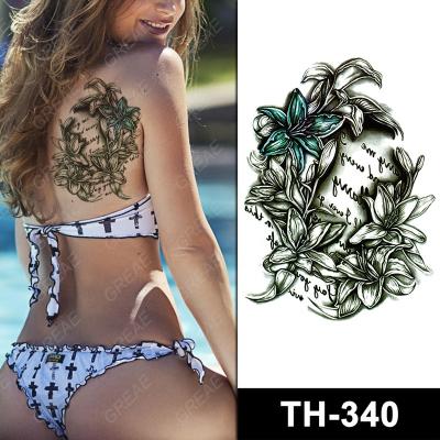 China Temporary Full Color Body Tattoo Sticker Waterproof Tatuajes Temporales Brazo for sale