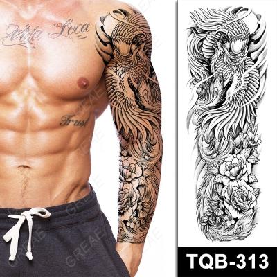 China 2022 New Men Women Temporary Wholesale Temporary Body Art Sleeve Full Arm Tattoo Designs for sale