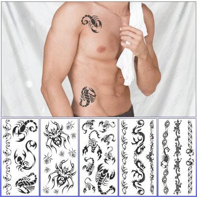 China Color Men Temporary Waterproof Body Tatoo Sticker for sale