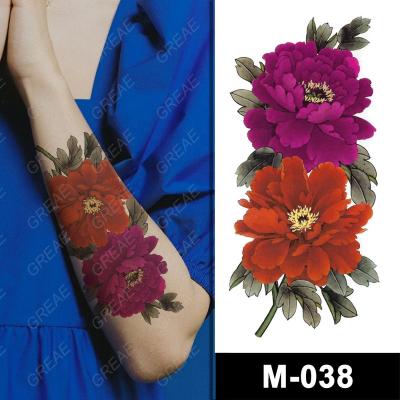 China 2022 Summer Party Women Men Body Art Designs Temporary Wholesale Colored Water Transfer Temporary Cosmetic Tattoo for sale