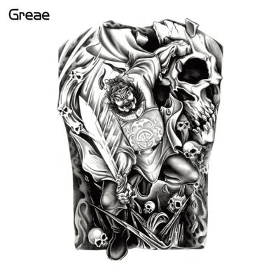 China Temporary Wholesale Durable Waterproof Man's Tattoo For Full Back for sale