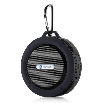 China Video Call 2021 Promotional Outdoor Waterproof IPX4 Sucker C6 Wireless Speaker With TF Card Customized Logo for sale