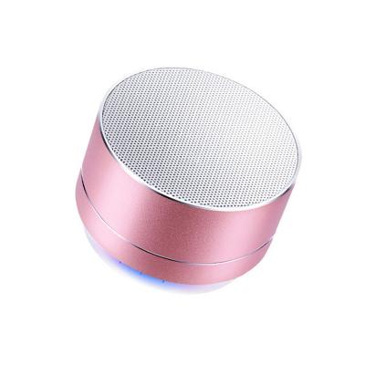 China Wireless Charger For Cellphone 2020 IPT Accepted Wireless Speaker A10 BT Wireless Speaker TF Card Metal USB Mini Card Speaker for sale