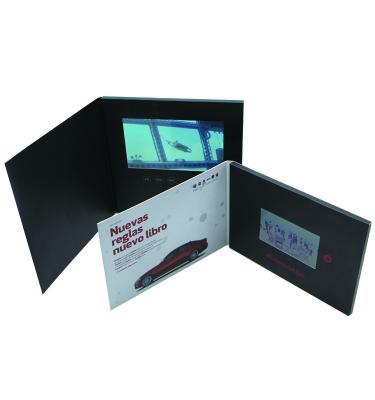 China Europe Customized Printing 7 Inch LCD Screen Video Brochure For Advertising for sale