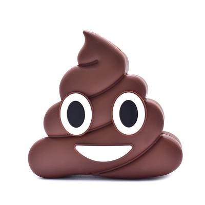 China Cute Funny Fast Charging Support Poop Shaped Power Bank 2600mah Cartoon Phone Battery Charger For All Mobile Phone for sale