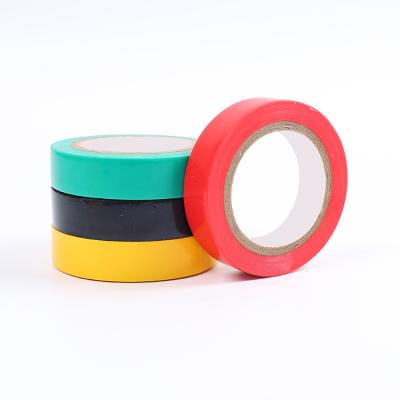 China Good Quality Black Insulation Heat Resistant Tape In Stock Waterproof Flex Vinyl Electrical Pvc Insulating Tape for sale