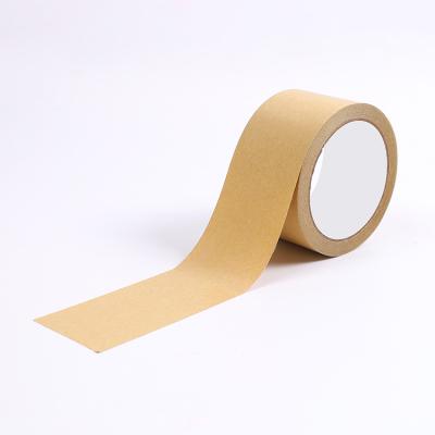 China Waterproof Environmental Biodegradable Custom Pressure Sensitive Kraft Tissue Reinforced Kraft Paper Gummed Tape for sale