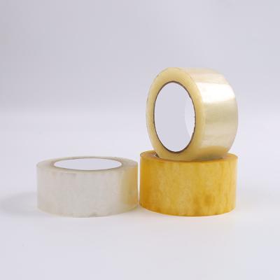 China Waterproof Custom Transparent Clear Wrapping Adhesive Bopp Tape Opp Silencer No Noise Boop Easy Tear Wrapping Tape for sale