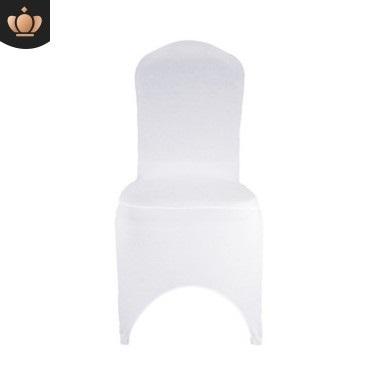 China Durable Wedding Hotel Hotel Stretch Chair Cover White Spandex Polyester Chair Cover Banquet Thickening Universal One-Piece Chair Cover for sale