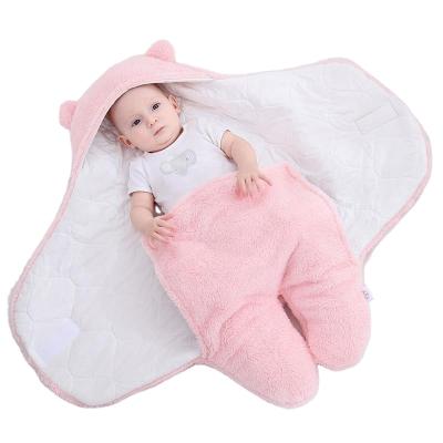 China Winter Baby Clothes Sleep Sack Organic Comfortable Breathable Newborn Cotton 3 Split-Leg Sleeping Bag Cotton 3 Soft Warm Thick Layers for sale