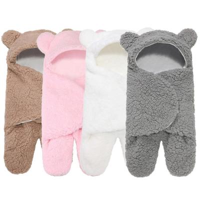 China Breathable Baby Winter Cotton Stroller Sleeping Bags Wraps Blankets Fleece Rompers Baby Wrap Warm Sleep Bag for sale