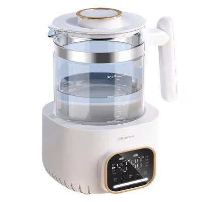 China Electric Kettle 1.2L BPA Free Baby Smart Thermostat Constant Temperature Water Warmer Glass Electric Kettle for sale