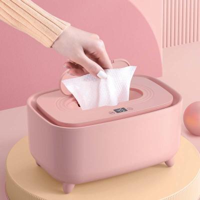 China Hot Sale Large Capacity LED Light Heats Up Quickly And Even Wet Baby Wipes Warmer HJ-D01A for sale