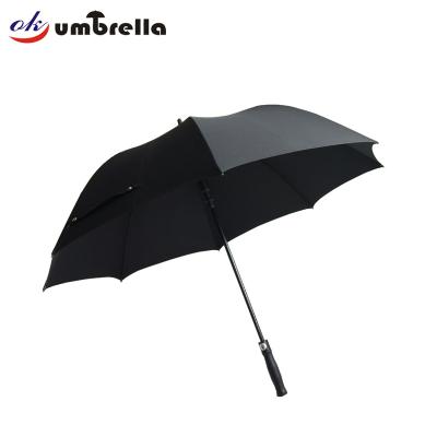 China New Arrival Cheap New Arrival OK Umbrella OEM Peugeot Black Waterproof Auto Open Anti UV Golf Umbrella For Man for sale