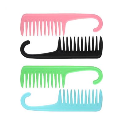 China Private Label Anti-Static Tooth Detangle Comb Waterproof Large, Tooth Hair Comb Salon Shampoo Comb For Long Hair Thick Curly Wide Hair for sale