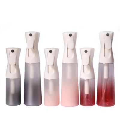 China Shampoo Private Label Salon Hairspray Bottle 150ml 200ml 300ml Continuous Fine Mist Sprayer Empty Plastic Water Squirt Bottle For Curly for sale