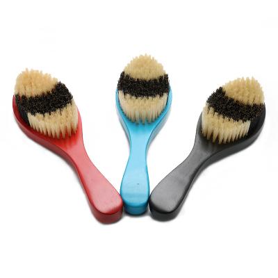 China Custom Multicolor Boar Bristle Wave Hair Brush New Private Label Waterproof Design for sale