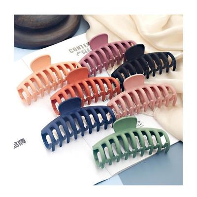 China Hair Accessories Hair Clips Matte Hair Claw Clip Hollow Large Size Ins Style Acrylic DHL Hot Sale Fashion for sale