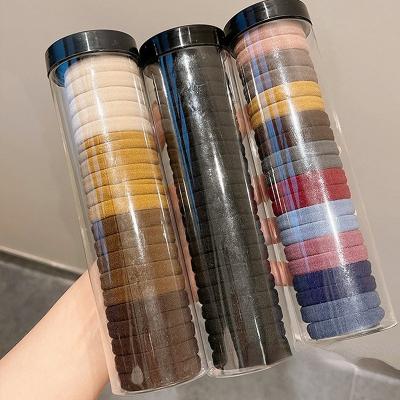 China Korean version of flannel decoration 20 canned high elastic seamless women's hair rope elastic band for sale