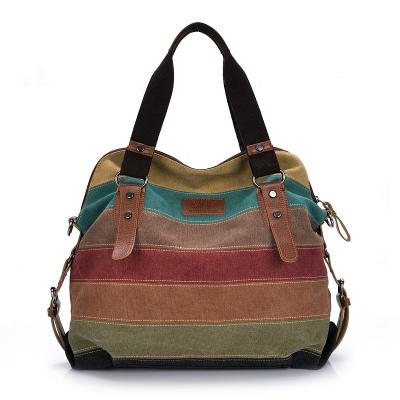 China 2021 Wholesale Cheap Durable Canvas Lady Handbag Fashion Design Bags Waterproof China Supplier for sale