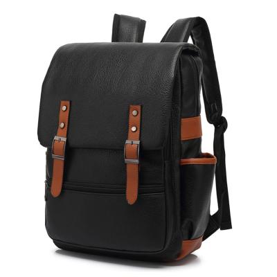 China Anti Theft Waterproof Men Leather Backpack Bag School Laptop Bags Backpack for sale