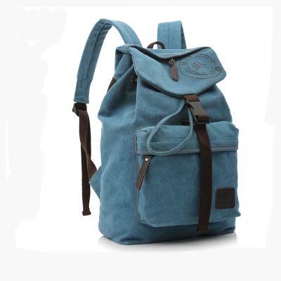 China Hot Sale Waterproof Camel Mountain Rucksack Drawstring Canvas Backpack For School for sale