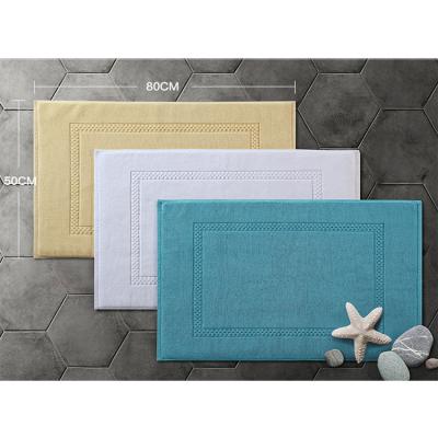 China Viable Factory Wholesale Size Cotton Customized Quick Dry Bath Mat From China for sale