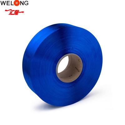 China Zhejiang Sustainable Huilong 150/48 Recycling Polyester Yarns With Grs Certificate for sale