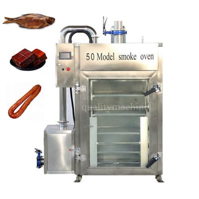 China Commercial meat processing smoker steam fish machine sausage smoke cold smoked salmon smoking oven for sale for sale