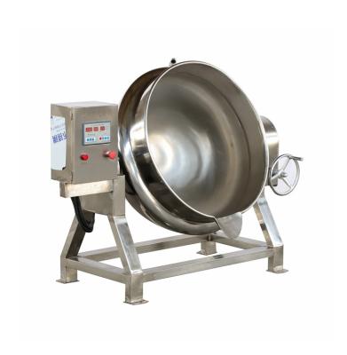 China 200 Liter Steam Coated Kettle Fruit Processing Plant Cooking Coated Kettle Electric Cooking Machine for sale