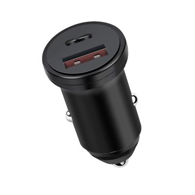 China 20W Mobile Phone Car Fast Charger Charging 3.0 USB-C Palladium Car Charger For iPhone Samsung for sale