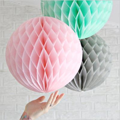 China Wedding/Wedding Decorations Happy Birthday Party Kids Baby Shower Favors Party Supplies Paper Lanterns Honeycomb Balls for sale