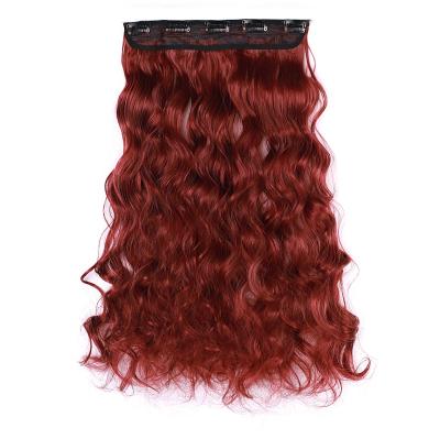 China Synthetic Deep Body Wave Hair Extensions Wave Curly Wigs 5 Clip-in Hair Extensions For Women for sale